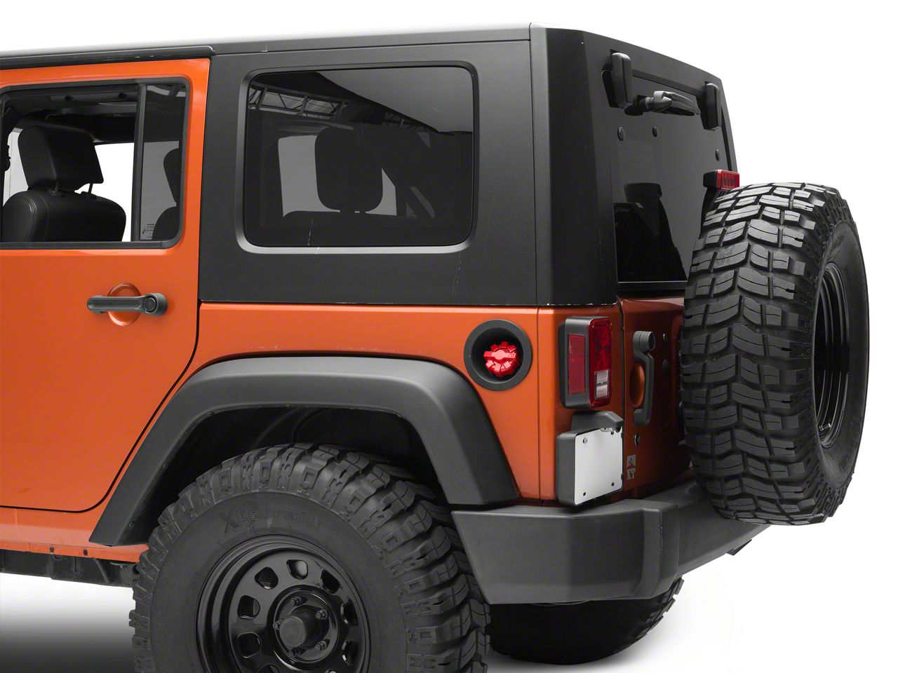 Rugged Ridge Elite Fuel Door For Jeep Wrangler JK 2007-2018 – Non-Locking, Easy Install