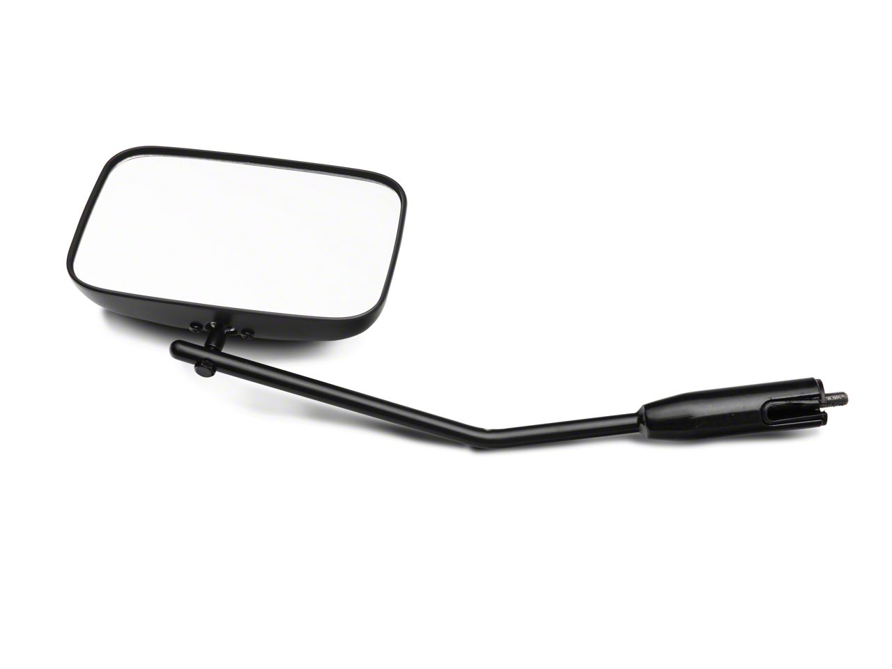 Door Hinge Off-Road Mirrors For Jeep Wrangler 1987-2019 – Black Bolt-On Pair