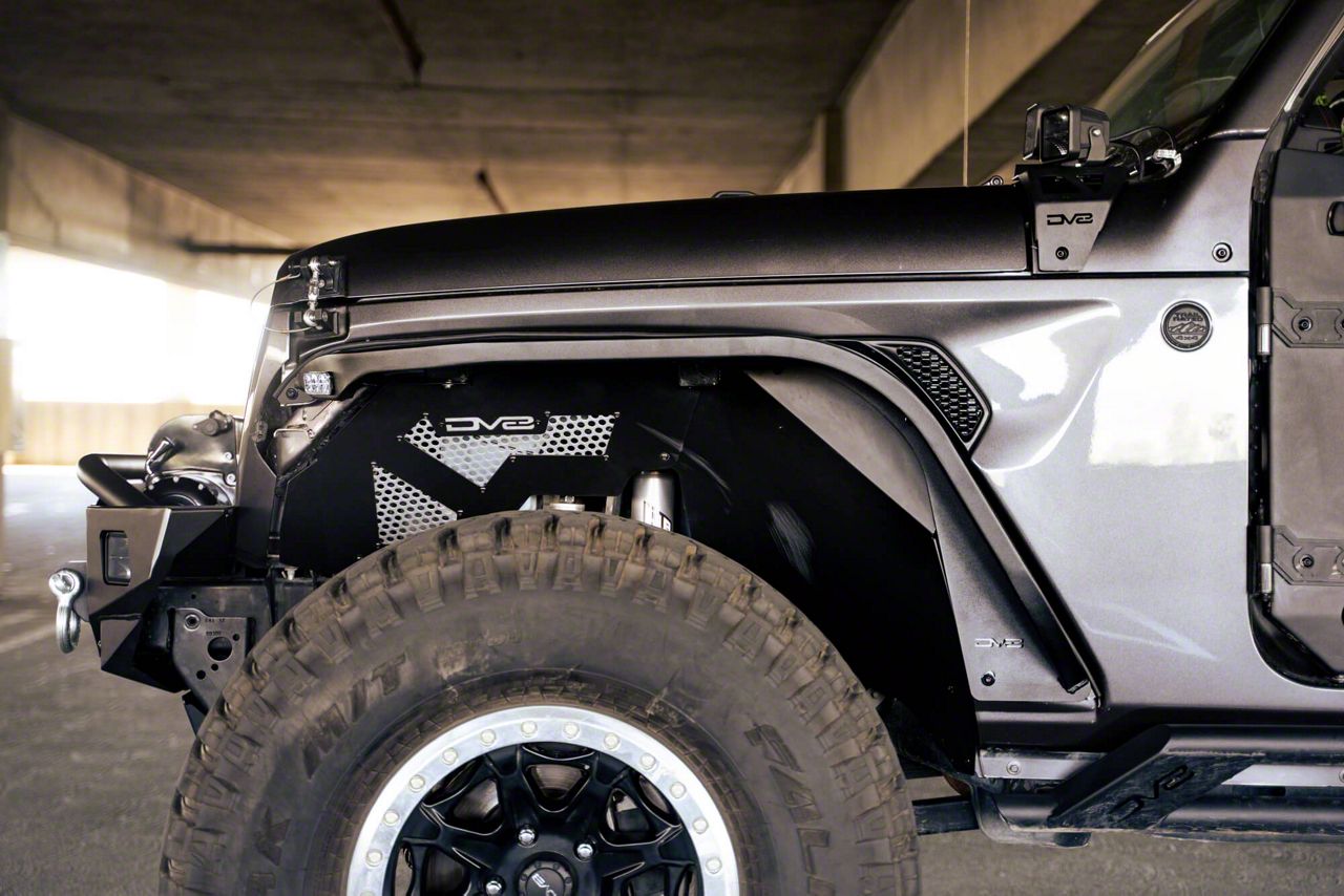 JLラングラー　フェンダー　DV8 OFFROAD SLIM FENDERS Jeep Wrangler Slim Fender Flares | DV8 Offroad