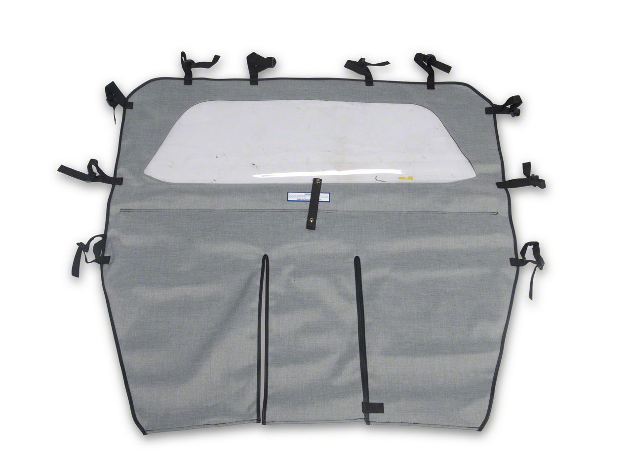 Bestop Jeep Wrangler Windjammer; Black Denim 80028-15 (80-95 Jeep