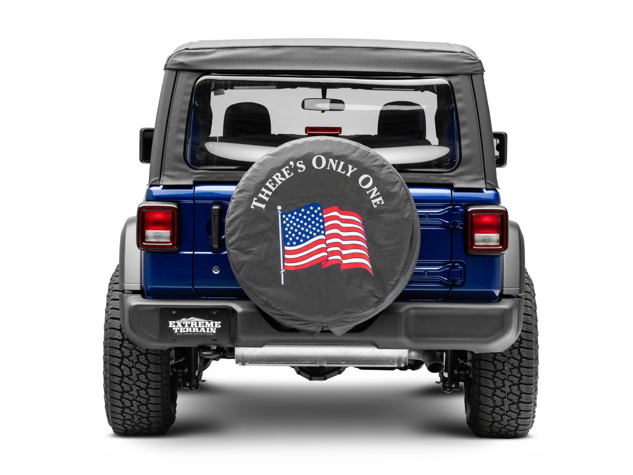 Mopar Jeep Wrangler Spare Tire Cover with There's Only One