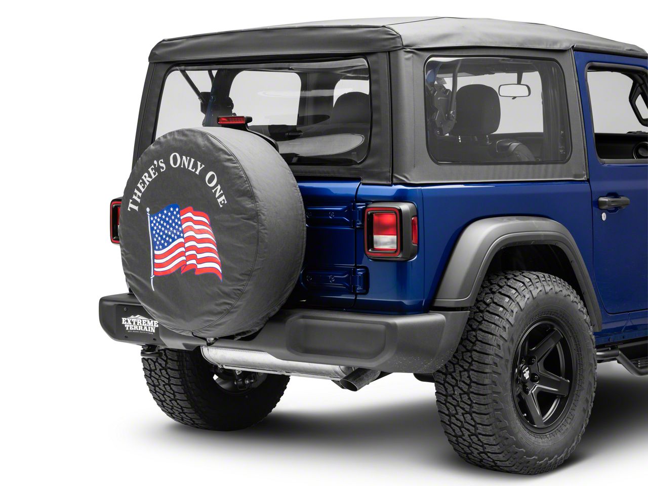 Mopar Jeep Wrangler Spare Tire Cover with There's Only One