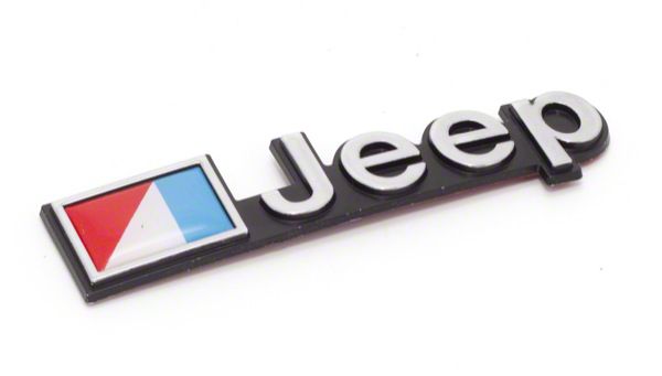 Used Jeep Wrangler YJ (1987-1995) Body Decal Emblem & Logo Badge Set - 2-Piece