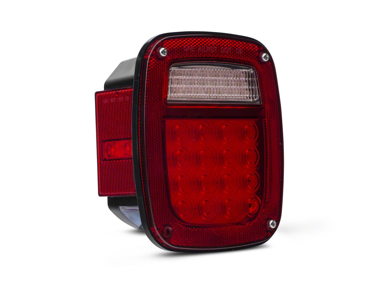 Rugged Ridge Jeep Wrangler LED Tail Light; Driver Side