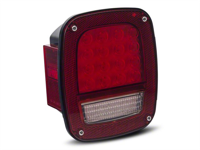 Rugged Ridge Jeep Wrangler LED Tail Light; Passenger Side Rugged Ridge Jeep Wrangler LED Tail Light; Passenger Side