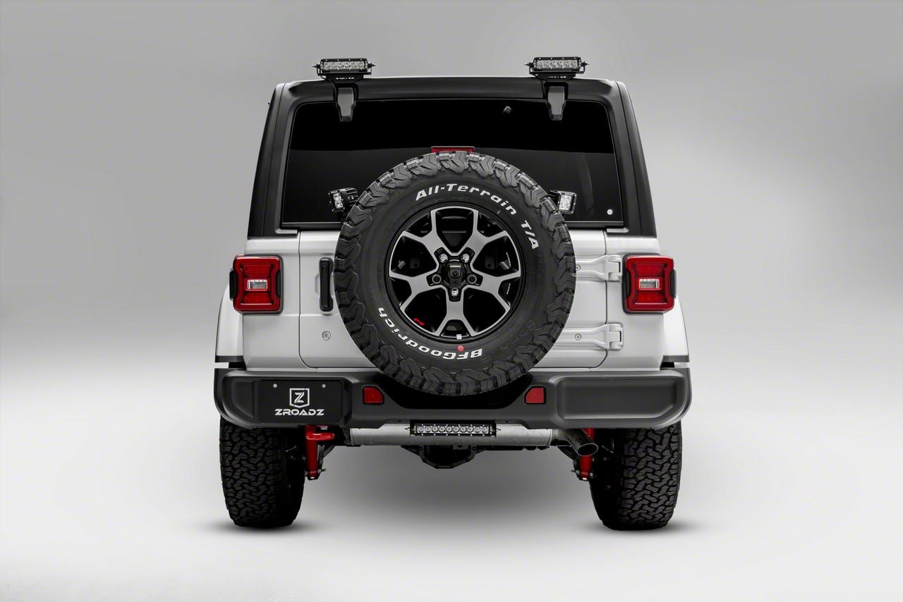 ZRoadz Jeep Wrangler 6-Inch LED Light Bar Rear Window Hinge