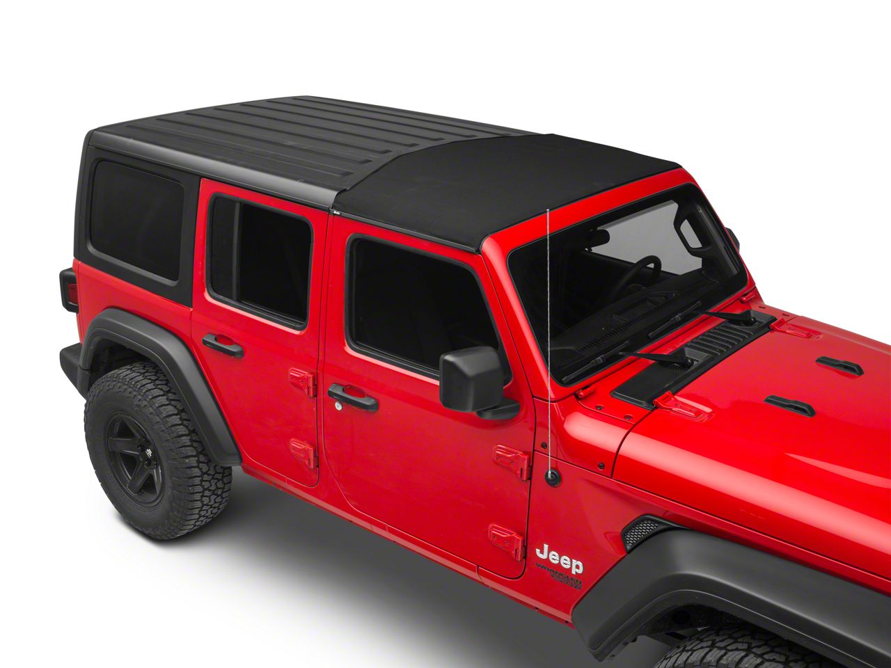 Bestop Jeep Wrangler Sunrider for Factory Hard Tops; Black Diamond