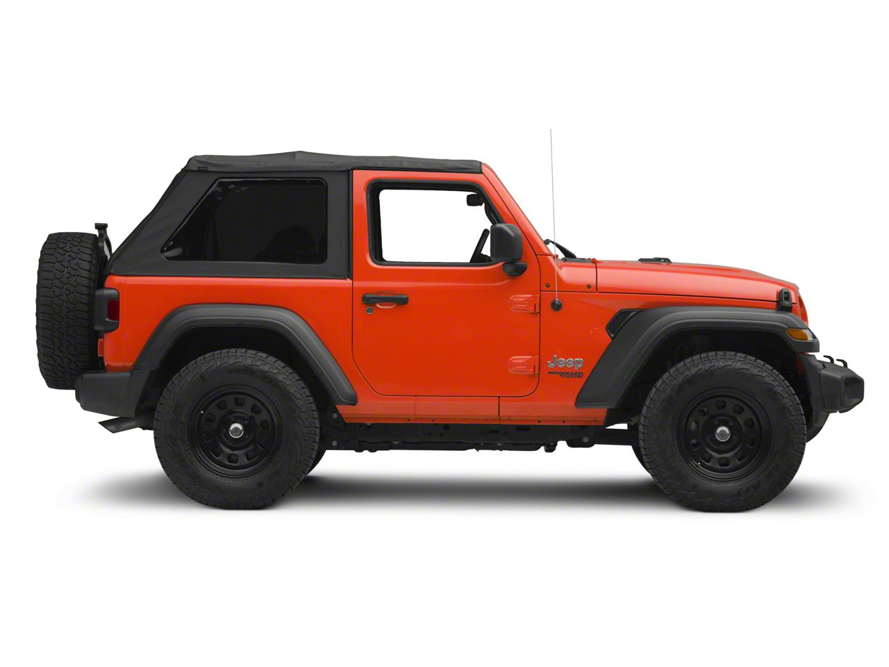 Bestop Jeep Wrangler Trektop NX Soft Top; Black Diamond 56862-35