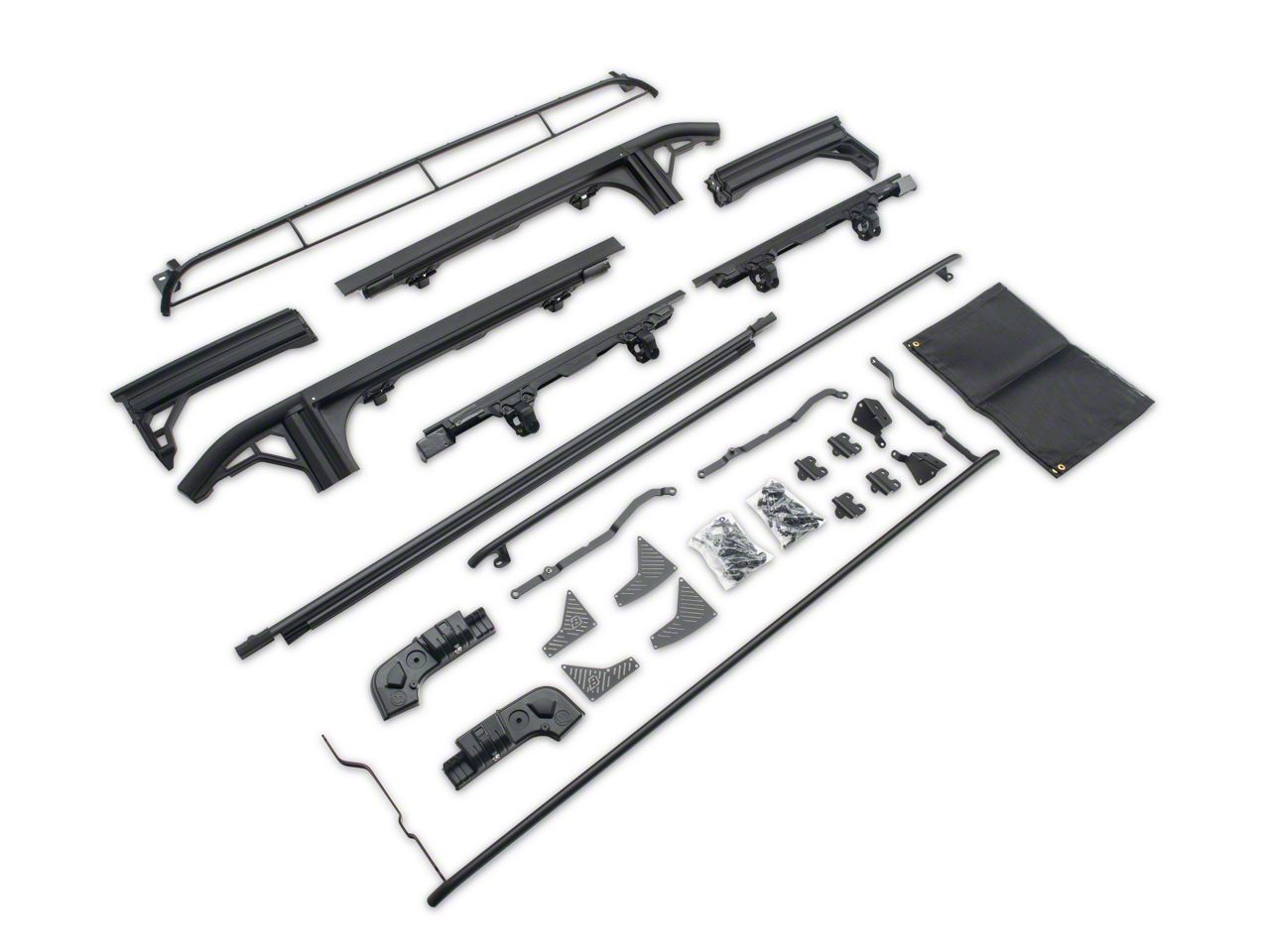 Bestop Jeep Wrangler Trektop NX Soft Top; Black Diamond 56863-35