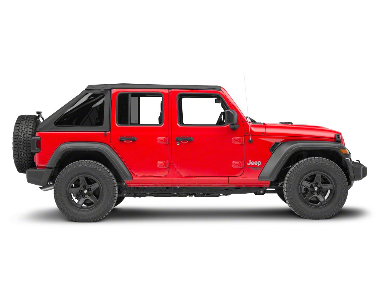 Bestop Jeep Wrangler Trektop NX Soft Top; Black Diamond 56863-35