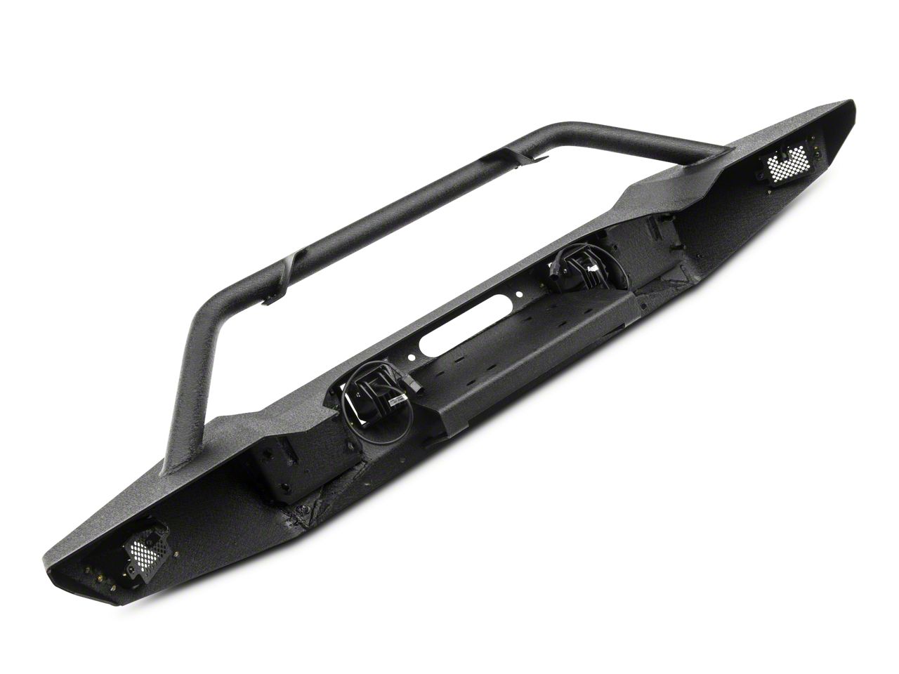 Deegan 38 by Mammoth Jeep Wrangler Front Bumper with KC HiLiTES