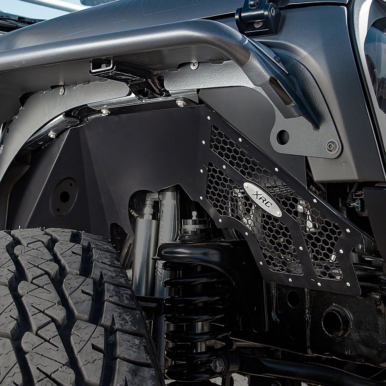 Smittybilt Jeep Wrangler Front Aluminum Inner Fenders 76984 (07-18