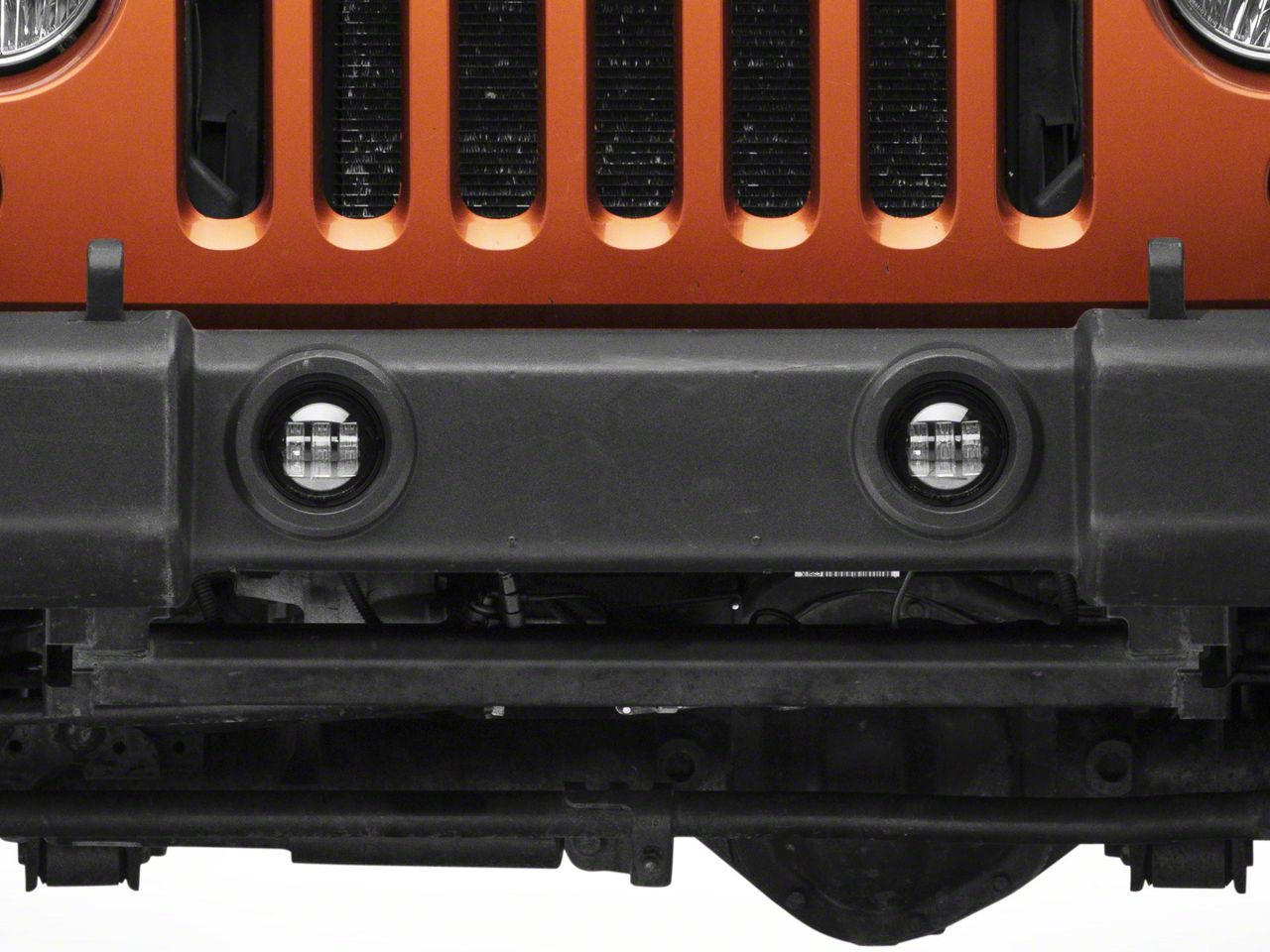 Raxiom Jeep Wrangler Axial Series Tri-Bar LED Fog Lights; Amber