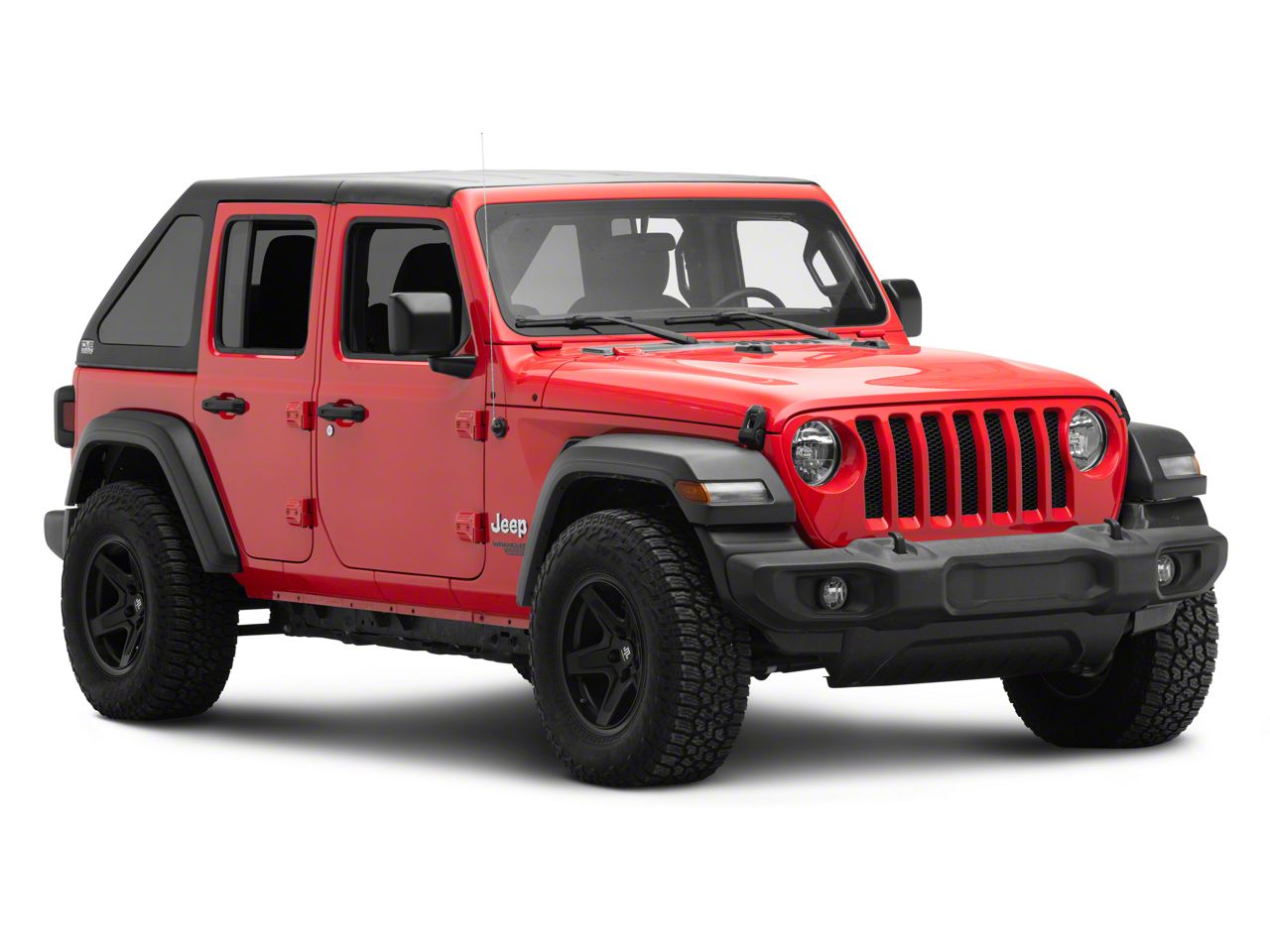 DV8 Hard Tops Jeep Wrangler 2-Piece Razor Fastback Hard Top HTJL02