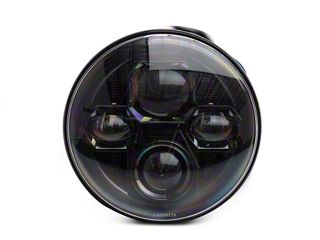 Willpower 1 x 7 inch motorfiets led-koplamp rond 50 W 5000 lm, barnsteen wit 4 Willpower 1 x 7 inch motorfiets led-koplamp rond 50 W 5000 lm, barnsteen wit 4