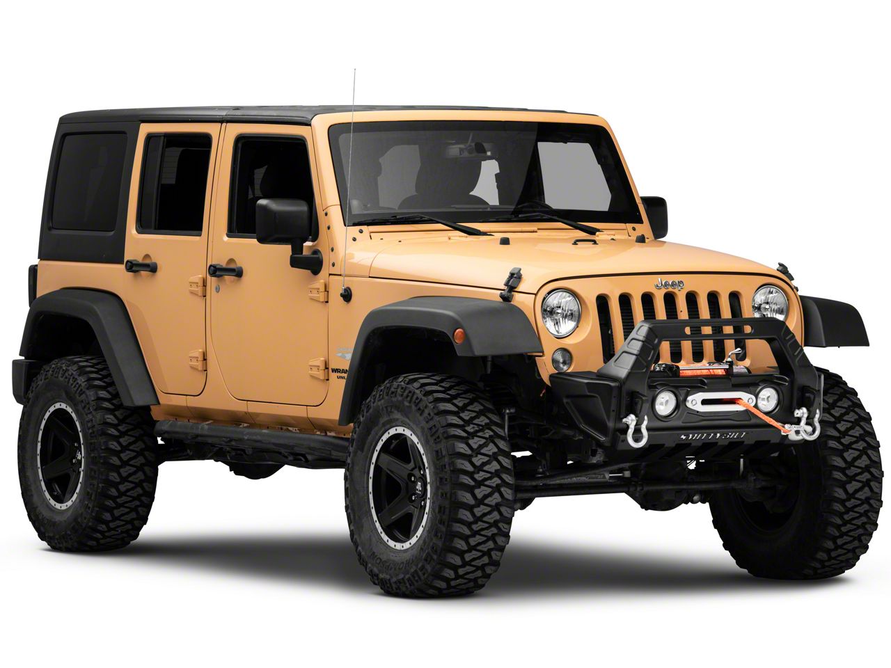 Smittybilt Jeep Wrangler Stryker Front Bumper 76730 (07-18 Jeep
