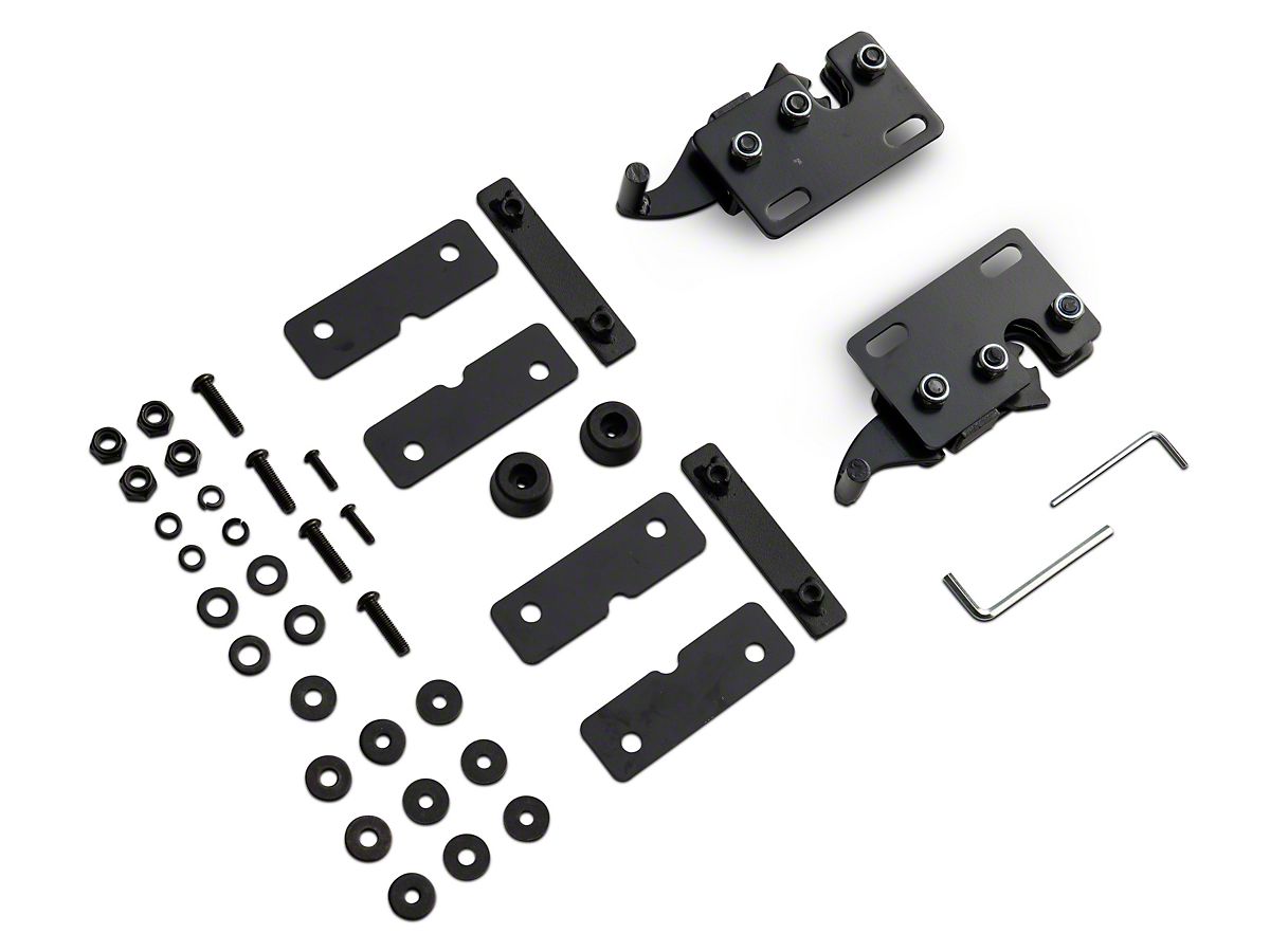 Barricade Jeep Wrangler Tubular Adventure Doors; Rear J132130 (07 