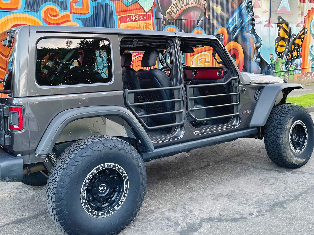 Barricade Jeep Wrangler Tubular Adventure Doors; Front J132131-JL