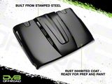 DV8 Offroad Heat Dispersion Vented Hood; Unpainted (18-26 Jeep Wrangler JL, Excluding Rubicon 392)