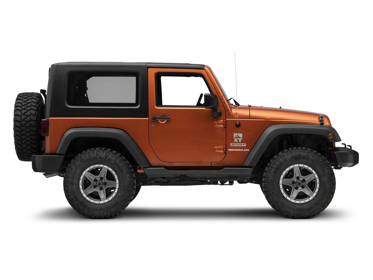 RedRock Jeep Wrangler OEM Style Side Step Bars J132195 (07
