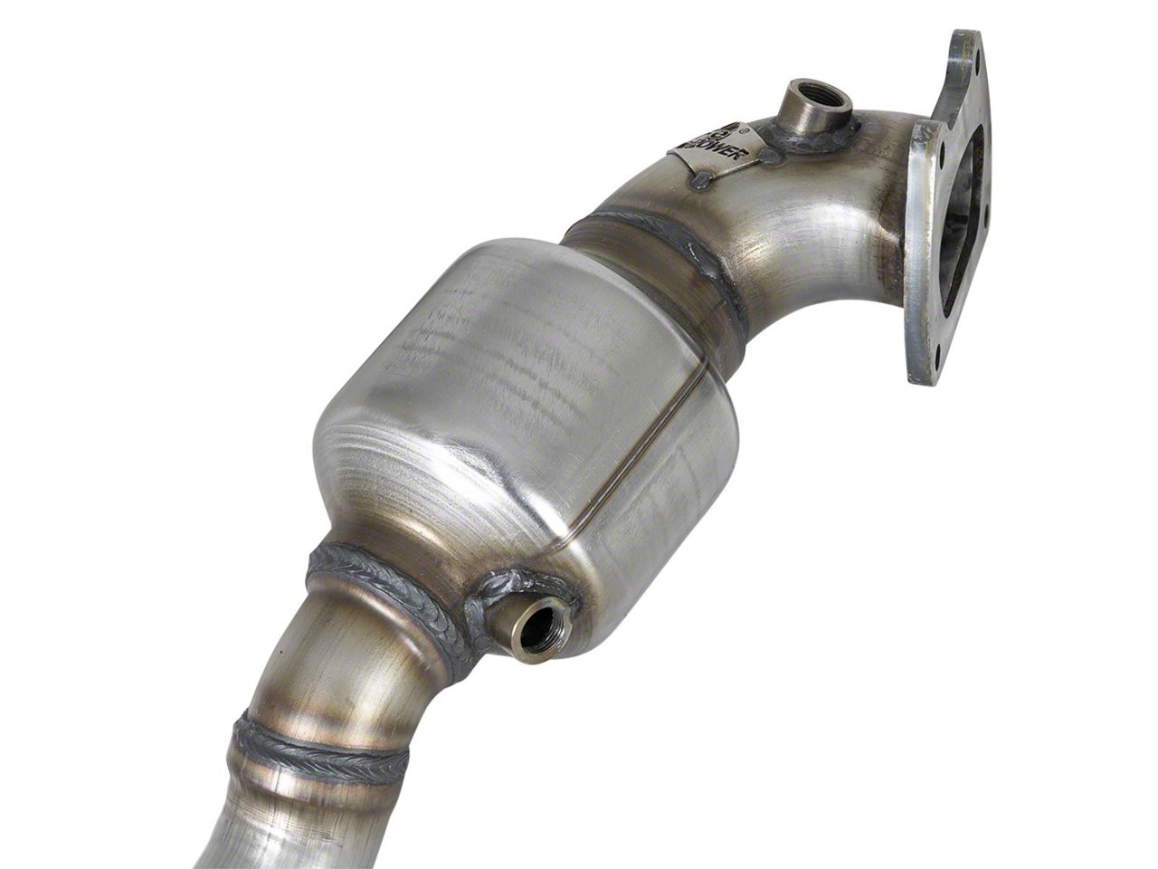 AFE Jeep Wrangler Twisted Steel Downpipe; Street Series 48