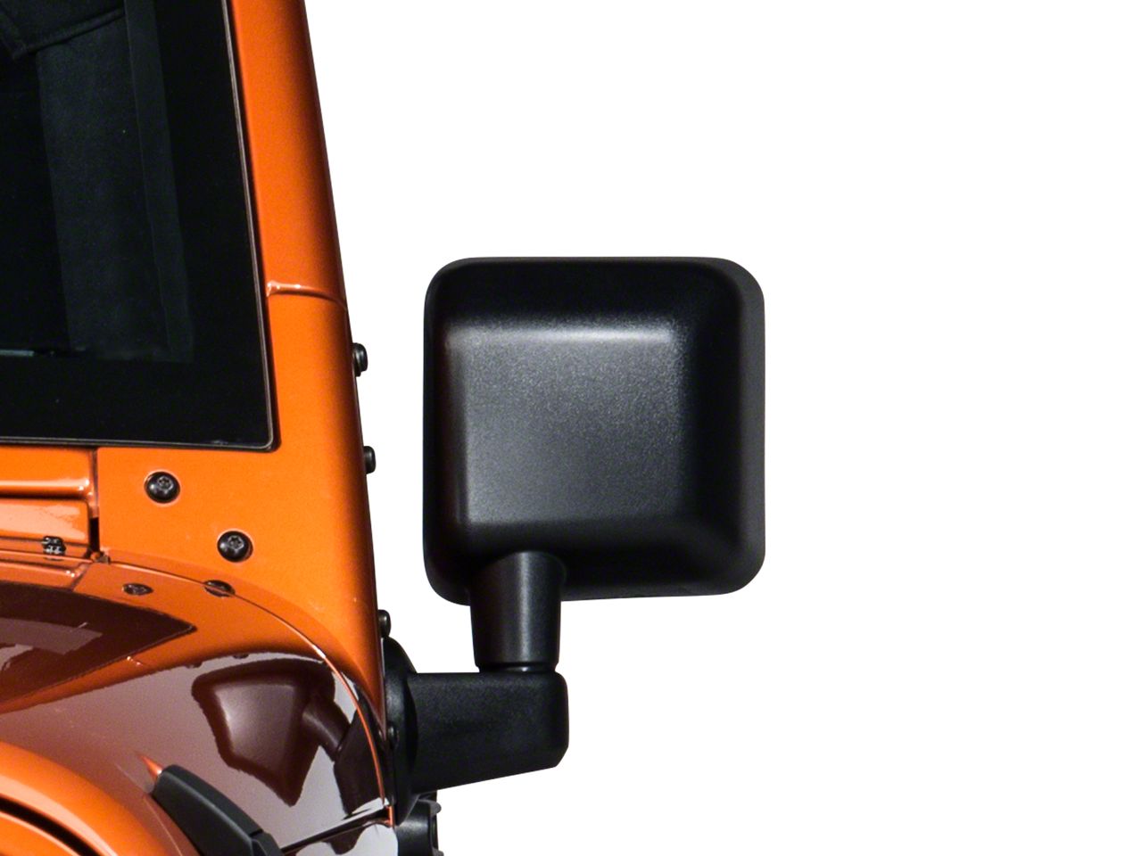 Jeep Wrangler Driver And Passenger Manual Side View Mirrors Textured B 748476 - Foto 12