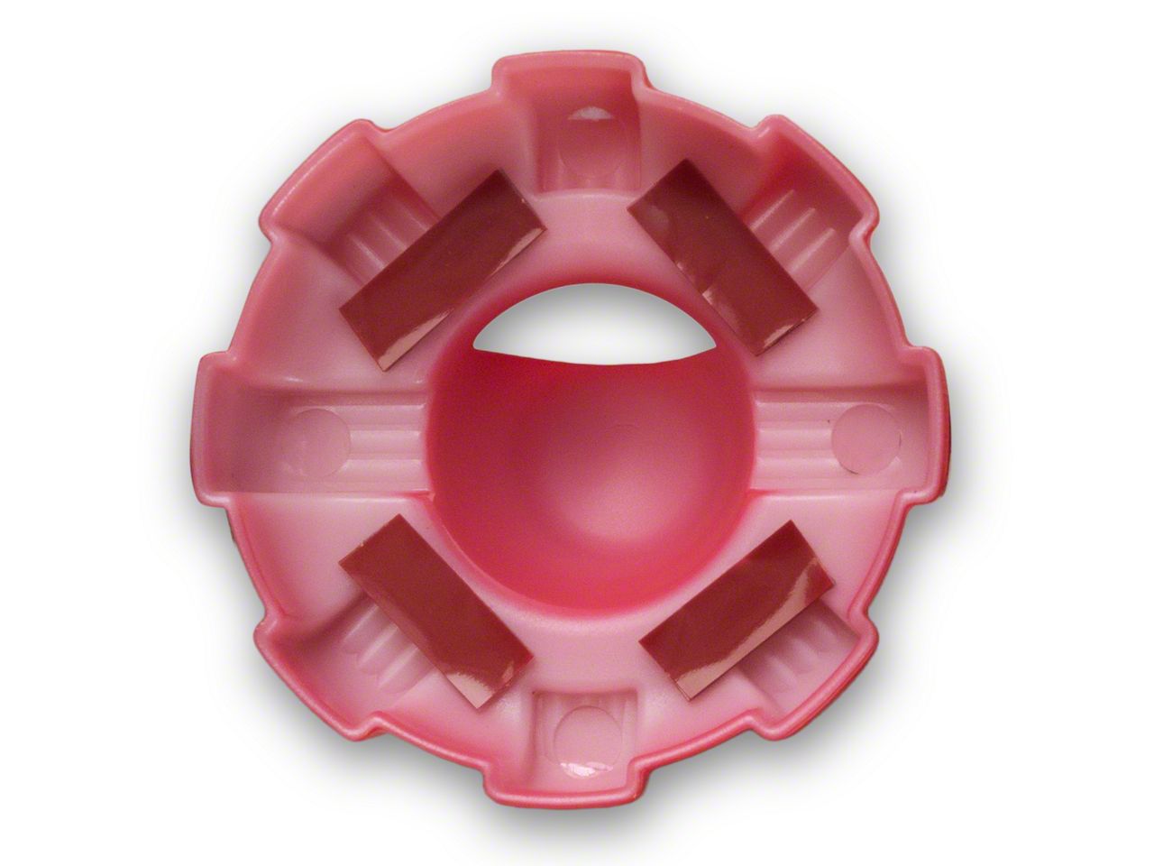 Base Antenna In Alluminio Rugged Ridge Elite Per Jeep Wrangler JK (2007-2018) - Colore Rosso, Con Guarnizione - 3