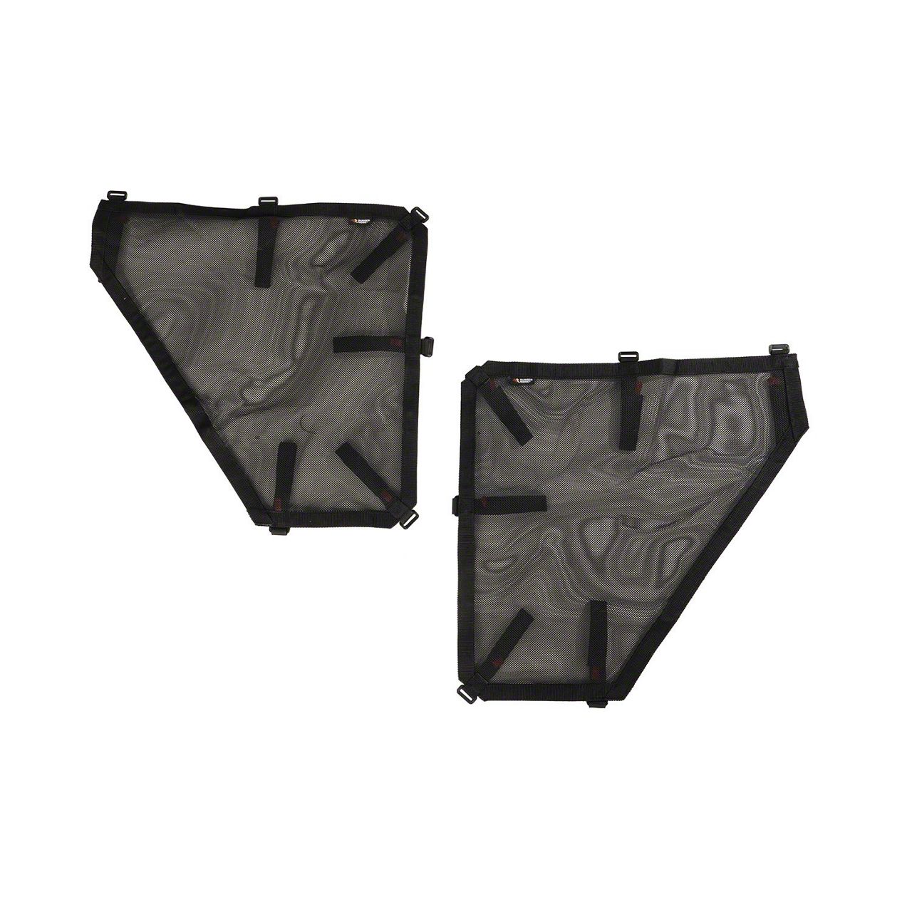Rugged Ridge Jeep Gladiator Fortis Rear Tube Door Covers; Black