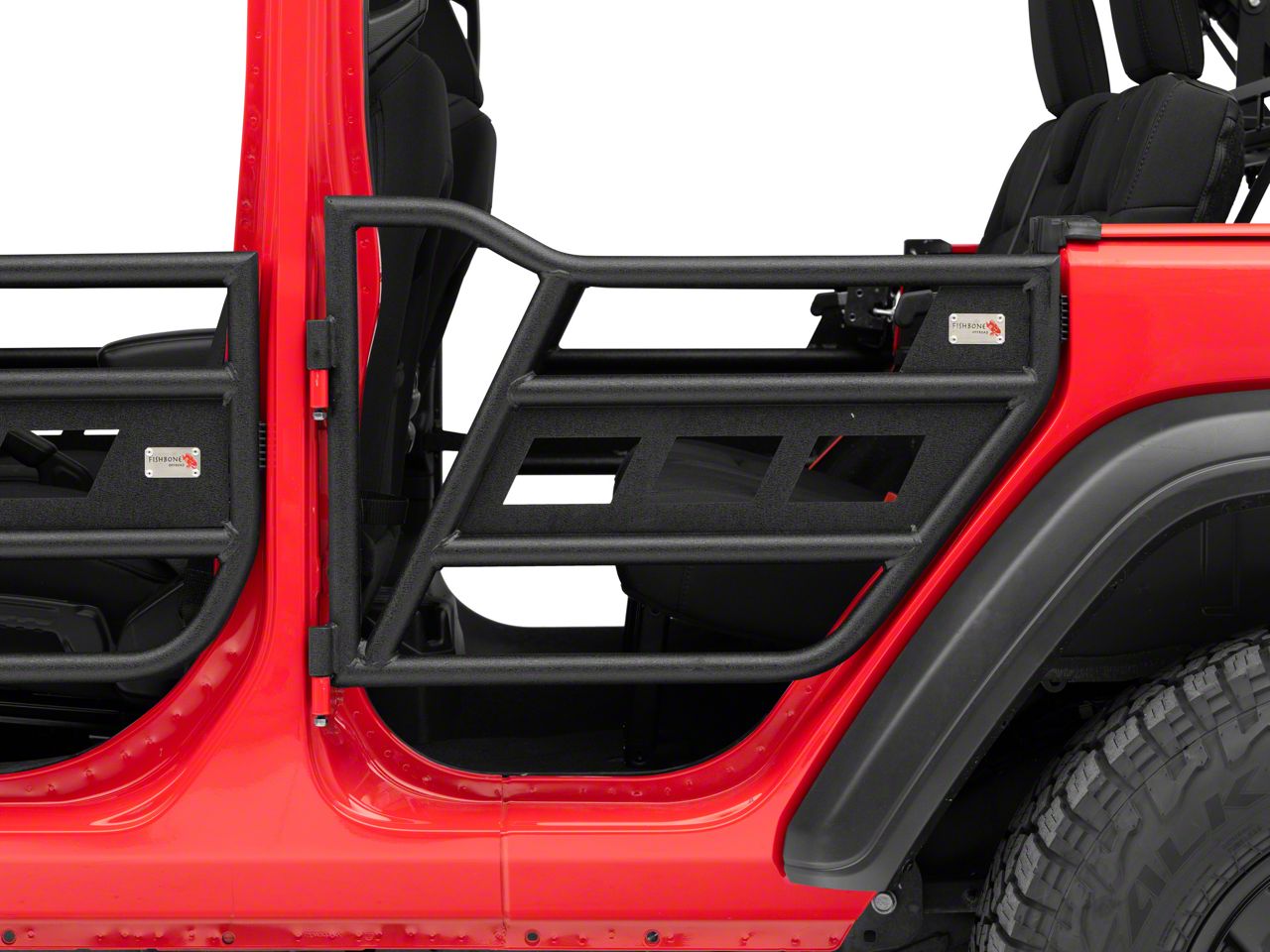 Fishbone Offroad Jeep Wrangler Front and Rear Tube Doors