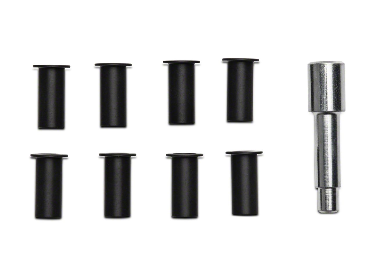 Kentrol 07-18 Jeep Wrangler JK Door Hinge Liners 4 Door - Textured Black - 70002