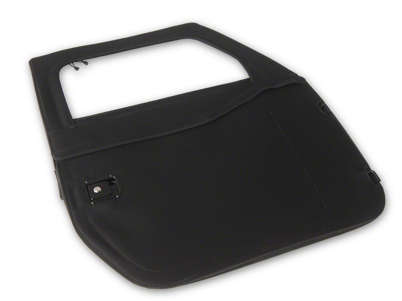 Bestop Jeep Wrangler 2-Piece Full Fabric Front Doors - Black Twill