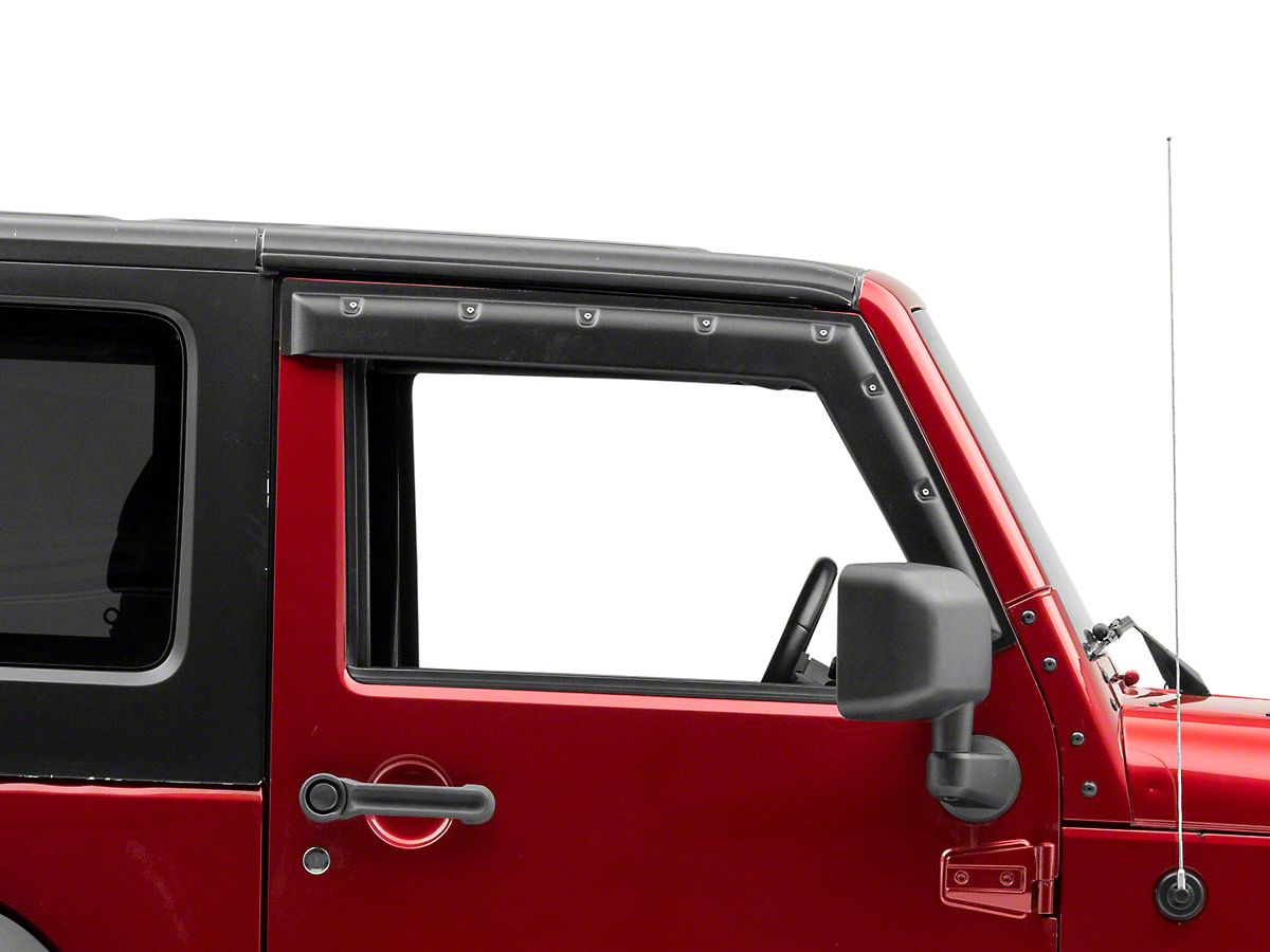 Barricade Jeep Wrangler Tough Guard FormFit Window Visors TV7W07-2 