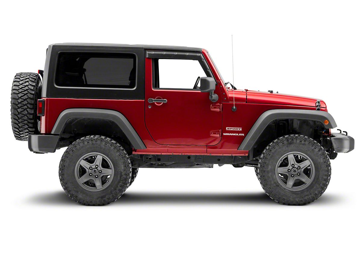 Barricade Jeep Wrangler Tough Guard FormFit Window Visors TV7W07-2 