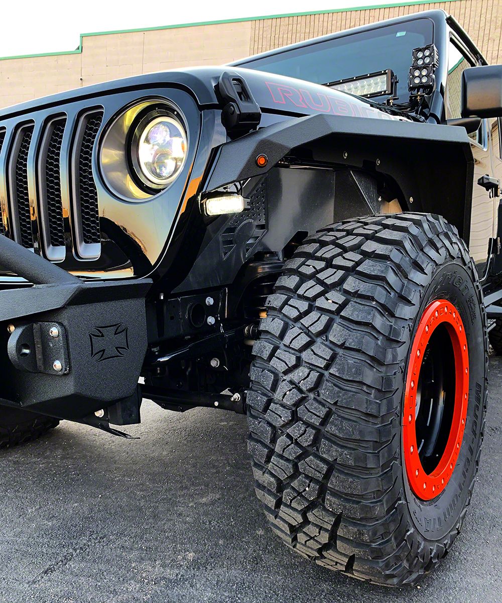 Quake LED Jeep Wrangler Tempest 3-Inch DRL Fender Lights with