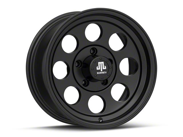 Mammoth Jeep Wrangler 8 Aluminum Matte Black Wheel; 16x8 Mammoth Jeep Wrangler 8 Aluminum Matte Black Wheel; 16x8