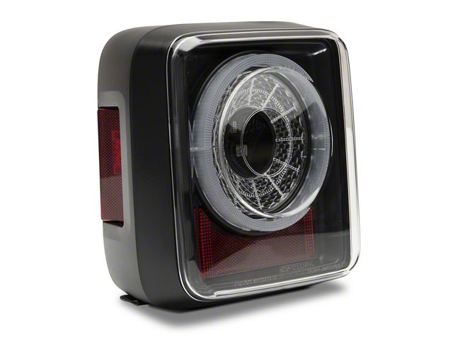 Jeep Wrangler Sequential LED Tail Lights; Black Housing Jeep Wrangler Sequential LED Tail Lights; Black Housing
