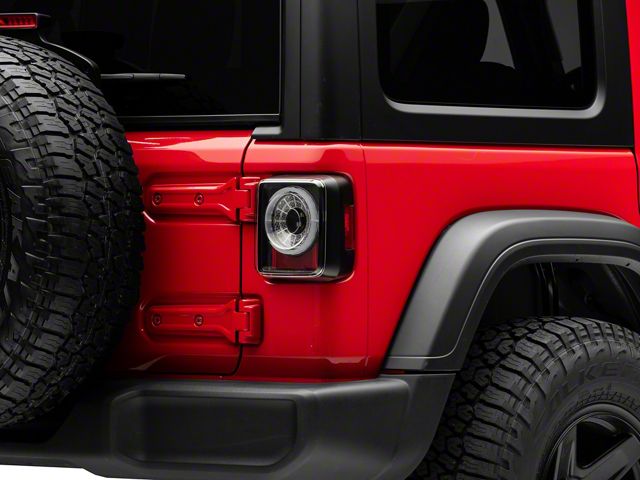 Jeep Wrangler Sequential LED Tail Lights; Black Housing Jeep Wrangler Sequential LED Tail Lights; Black Housing