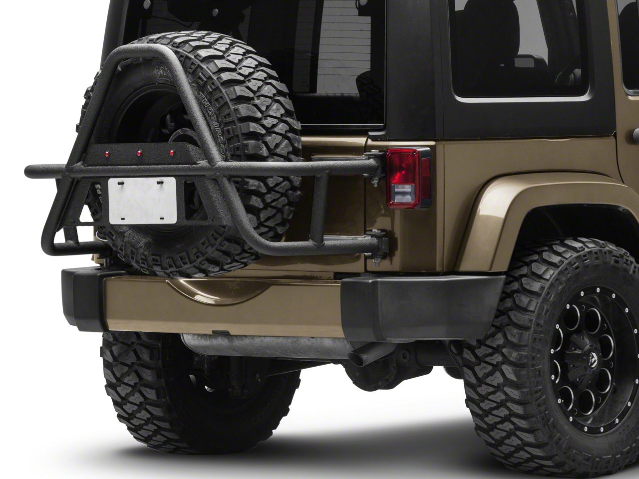RedRock Jeep Wrangler Overland HD Tire Carrier J133624 (07-18 Jeep