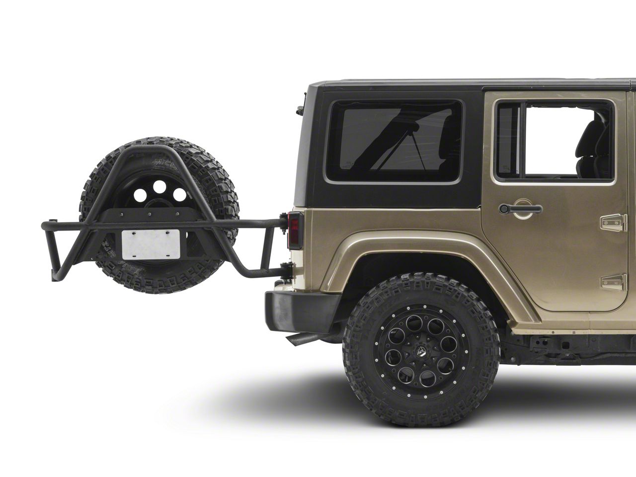 RedRock Jeep Wrangler Overland HD Tire Carrier J133624 (07-18 Jeep