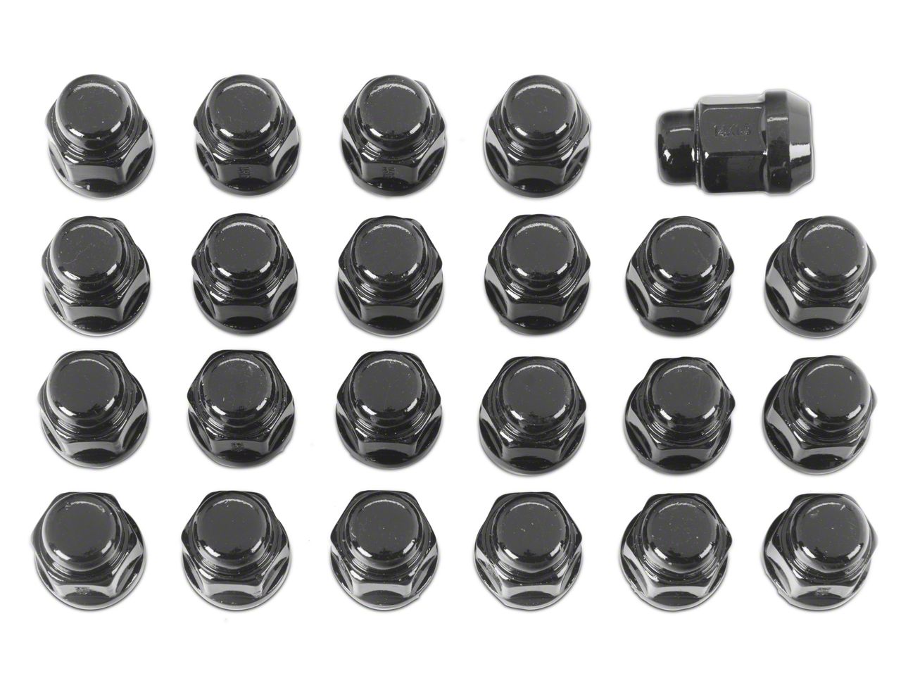 thumbnail interactive-video image 1 of WheelPartsDirect Black Wheel Nuts & Locks Set (20pc) For Range Rover Sport OE Wheels – 14x1.5 1 of 6
