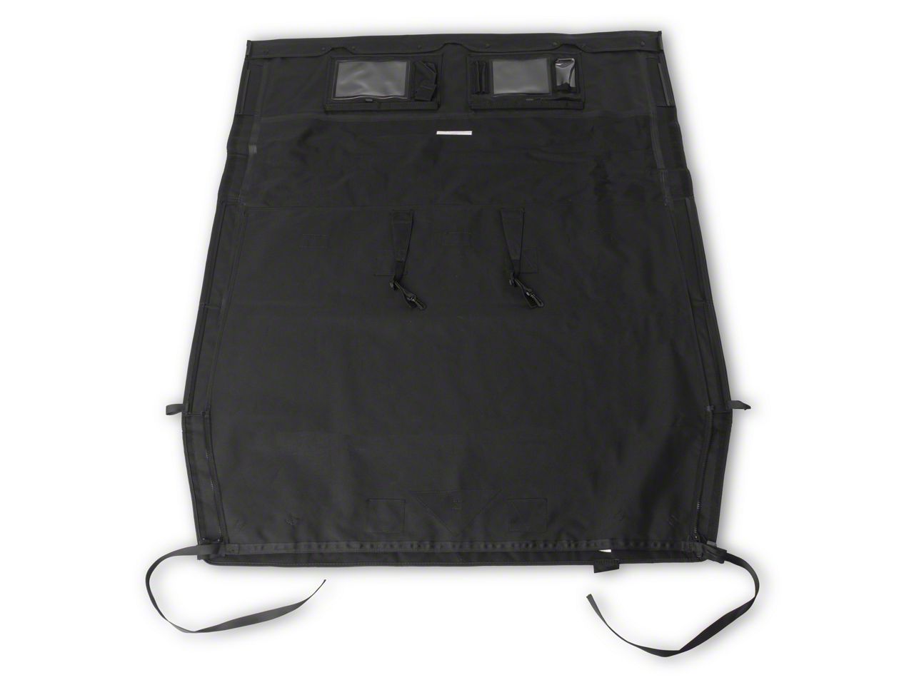Jeep Wrangler TrailView Frameless Fastback Soft Top; Black Diamond