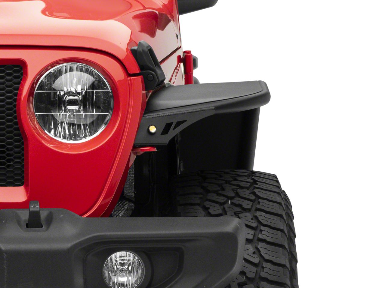 Rugged Ridge Jeep Wrangler HD Steel Tube Fender Flares; Front
