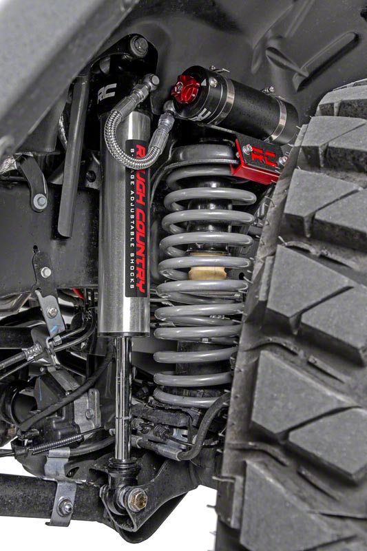 Rough Country Jeep Wrangler Vertex Adjustable Front Shocks