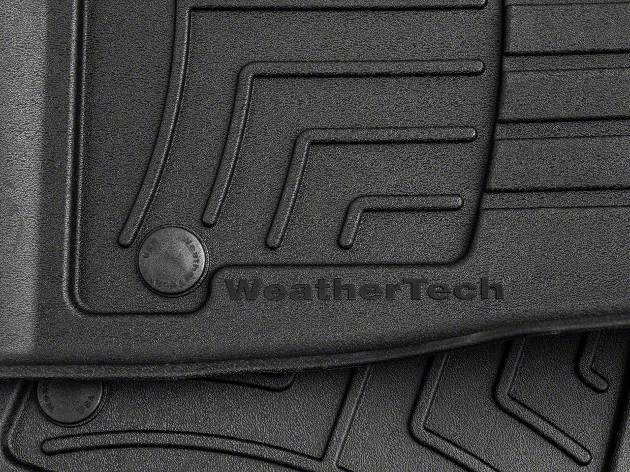 thumbnail image 2 of WeatherTech FloorLiner Custom Front Floor Mats - Black 448631V - Made In USA 2 of 5