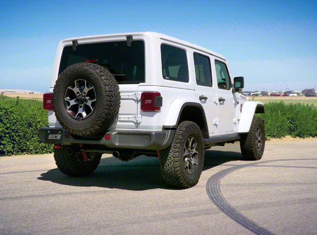 Borla Jeep Wrangler ATAK Axle-Back Exhaust with Ceramic Black Tips