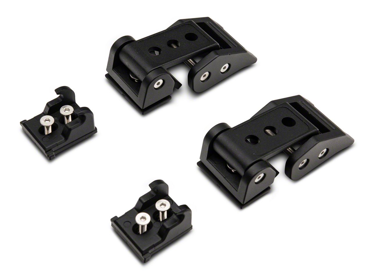 RedRock Jeep Wrangler Billet Hood Catch Kit J134447 (07-18 Jeep