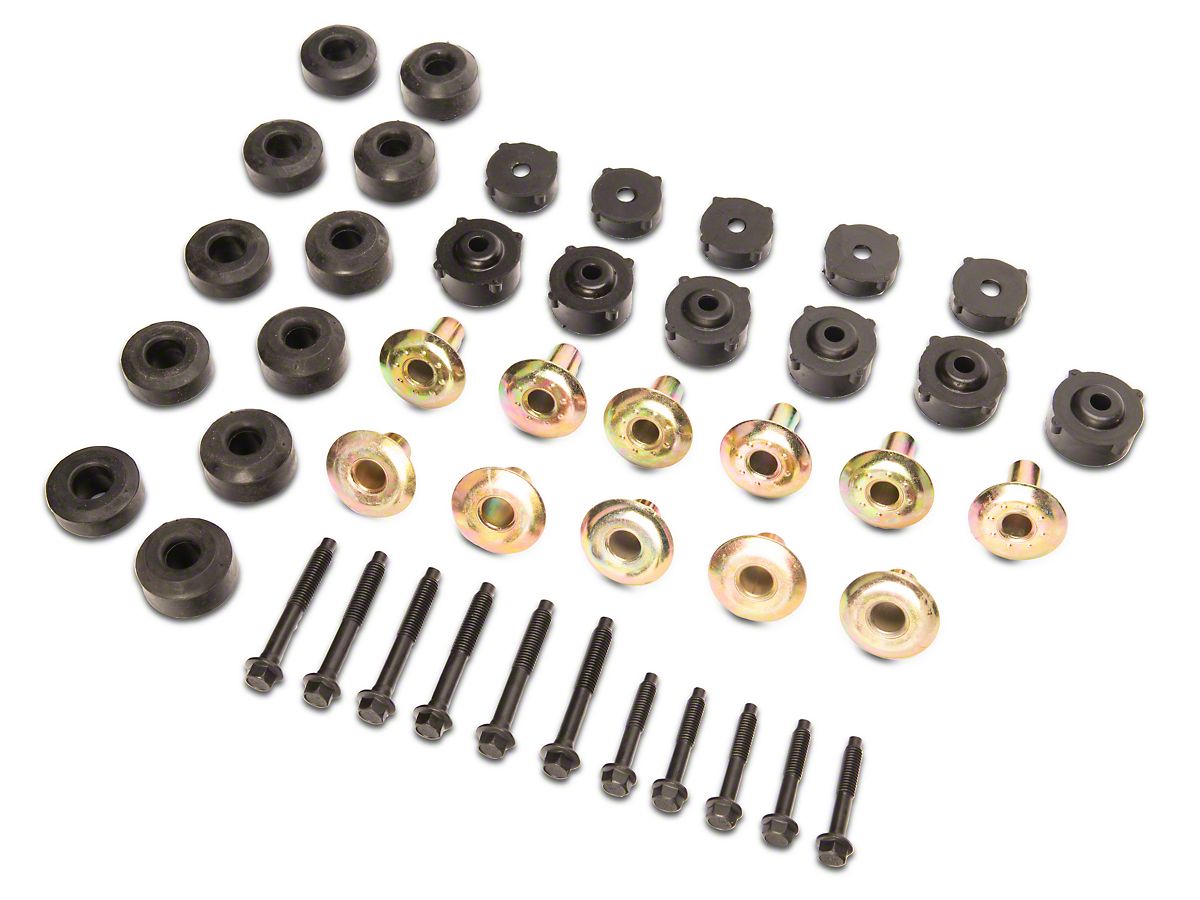 Jeep Wrangler Master Body Mounting Kit (97-06 Jeep Wrangler TJ)