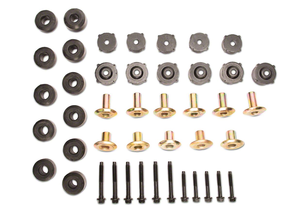 Jeep Wrangler Master Body Mounting Kit (97-06 Jeep Wrangler TJ)