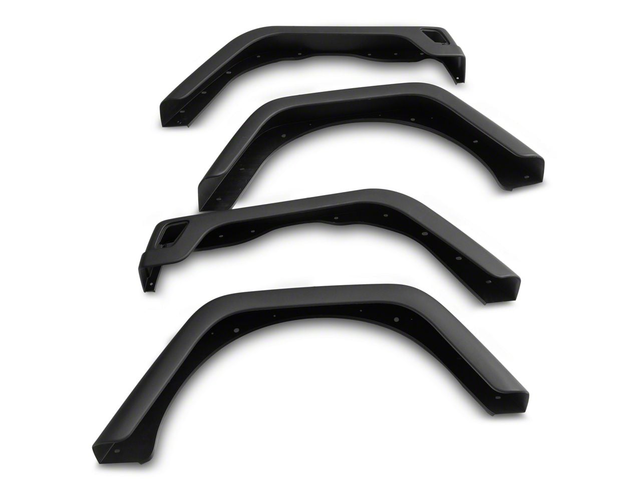 Jeep Wrangler Wide Fender Flares; 6-Piece Kit (97-06 Jeep Wrangler