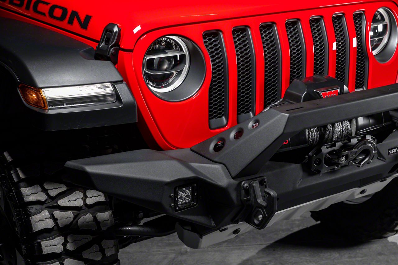 RIVAL 4x4 Jeep Wrangler Full-Width Aluminum Front Bumper with Skid